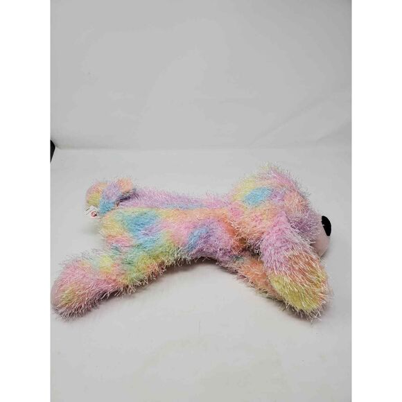 Peek-A-Boo Plush Rainbow Tye-dye Dog Stuffed Animal - Picture 5 of 9